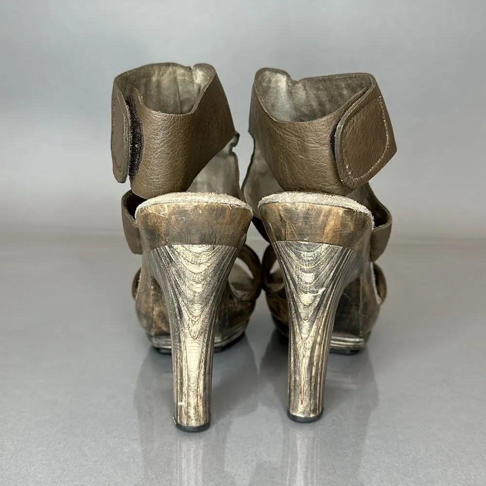 Calleen Cordero x Cordero Platform Leather Heels – Size 9 (A-1512)
